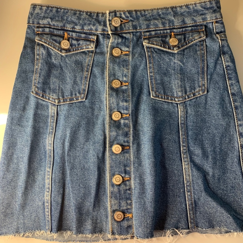 Zara jeans skirt